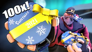 100 НОВОГОДНИХ КЕЙСОВ! ➤ Team Fortress 2 | #tf2 #opencase