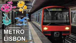 🇵🇹 Lisbon Metro - All the Lines / Metro de Lisboa - Todas as linhas (2021) (4K)
