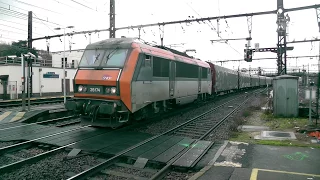 (HD) Daytime trains at Villeneuve St Georges - 10/1/17