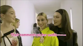 Gigi & Bella Hadid Lowkey Don’t like Hailey Biebers Neon Outfit!!!