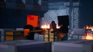 Castle Raid Instrumantal Version / Minecraft Style Song and Animation