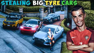 Stealing Most Expensive Tyre Cars With Cristiano Ronaldo In Gta 5!