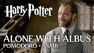 ✨ALONE WITH DUMBLEDORE✨ Harry Potter Pomodoro Technique, Study session ASMR, Hogwarts Pomodoro Timer