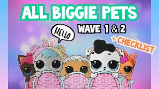 All Biggie Pets Surprise 2018-2020 wave 1 & 2 + Checklist