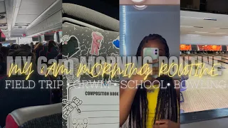 MY 6 AM HIGH SCHOOL MORNING ROUTINE|| GRWM || BOWLING ♥︎