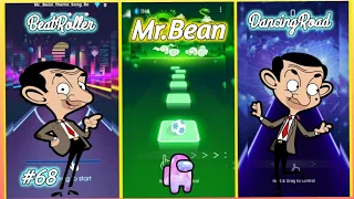 BeatRoller vs TilesHop vs DancingRoad - Mr.Bean Theme Song. V Gamer