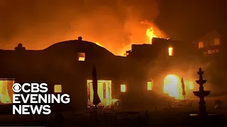 Millions under red flag warnings as fires burn in California