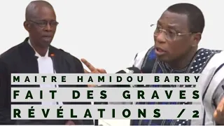 Guinée 🇬🇳 Maitre Hamidou Barry fait des graves révélations/2(procès du 28 Septembre)