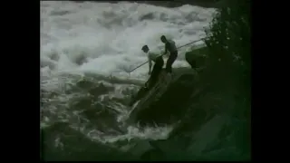 Река Кемь. Фрагмент киножурнала "Советская Карелия" (август 1957 г.)