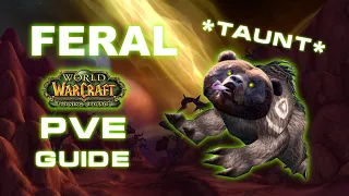 How to sucessfully start as FERAL Druid in TBC // TBC Classic Feral Druid PvE Guide