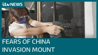 The Taiwanese women paying for weapons training amid fears of a Chinese invasion | ITV News