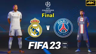 Ft. Mbappé - REAL MADRID vs. PSG - UEFA Champions League Final - FIFA 23 - PS5™ [4K]