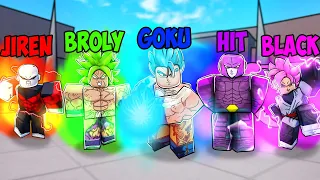 i Used EVERY MOVESET in Roblox Z BATTLEGROUNDS..