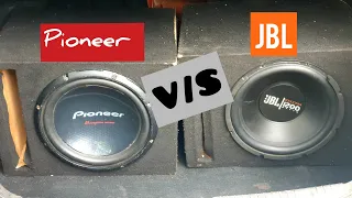 JBL V/S PIONEER SUBWOOFER // Hindi// हिन्दी