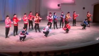 Березка мужские трюки в русском танце