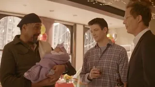 Barry and His Parents Celebrate Baby Nora's Birth | The Flash 9x13 Deleted Scene (HD)