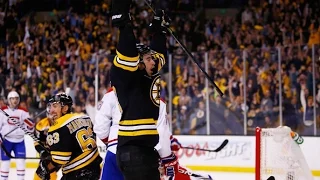 Boston Bruins Play by Play Announcer GOES CRAZY !!! 2 Goals