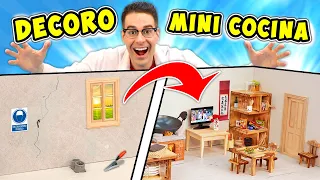 Decoro la COCINA MINIATURA JAPONESA | El Gallinero de Mike