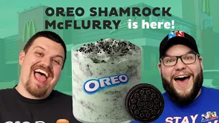 McDonald's Oreo Shamrock McFlurry Review!