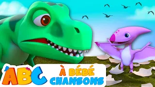 Dinosaur Song (French) | Chanson de Dinosaure | Comptines Pour Bébé | À Bébé Chansons