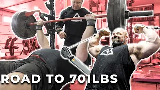 NEW BENCH REP PR | ROAD TO 701LBS