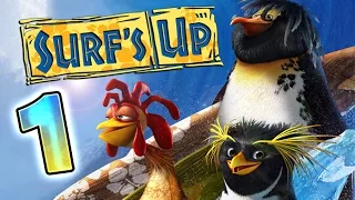 Surf's Up Walkthrough Part 1 ♒ (PS3, X360, Wii, PS2, GCN, PC) ♒ ∿∿∿∿