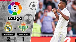 Real Madrid 🆚 REAL BETİS  2-1 ALL GOALS EXTENDED HİGHLİGHTS -2022