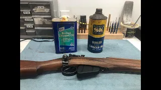 Boiled Linseed Oil on your surplus rifle stock.