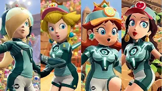 Mario Strikers Battle League Rosalina Peach Daisy and Pauline Gameplay Bolts