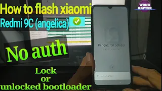 Flash redmi 9C (angelica) via sp flashtool