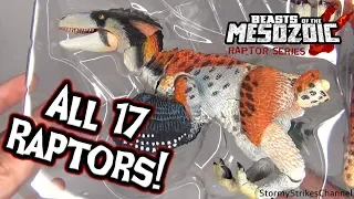All 17 Beasts of the Mesozoic Deluxe Raptor Poseable Action Figure Toys