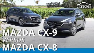 2019 Mazda CX-8 v Mazda CX-9 Comparison | Which seven-seat Mazda SUV is best?