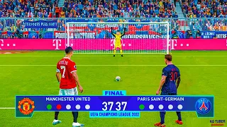 PES 2021 - Manchester United vs PSG FINAL - UEFA Champions League 2022 - Penalty Shootout