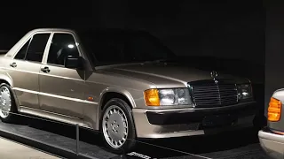 Ayrton Senna presents Mercedes 190