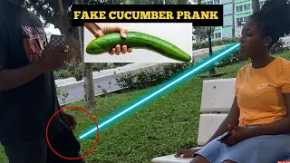 FAKE CUCUMBER PRANK IN GHANA🇬🇭! CRAZY REACTIONS!!! EPISODE 8