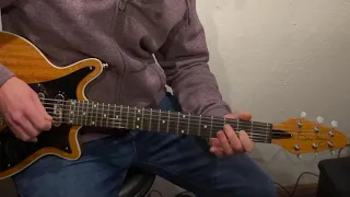 Let Me Entertain You guitar solo Queen Live in Montreal lesson