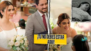 En él mismo día de su boda dejó una silla vacía para recordar a su hija que esta en el cielo.