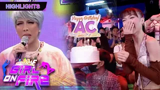 Vice Ganda has a special birthday greeting for Hataw Royalty AC Bonifacio | Girl On Fire