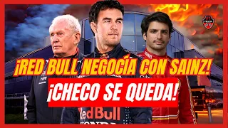 Helmut Marko admite que Red Bull negocia con Carlos Sainz | ¡Checo Pérez revela su futuro!
