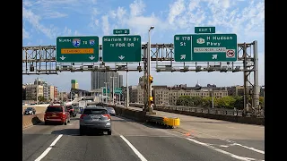 Drive through Jersey Bronx Queens Brooklyn Manhattan - 1 of 2