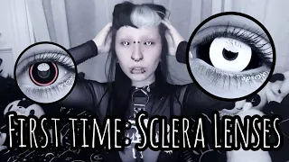 I try sclera Lenses for the first time! [SPS_eye review]