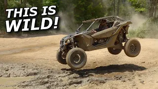 Maverick X3 goes CRAZY in the mud, gets super stuck! And Ranger breaks itself!