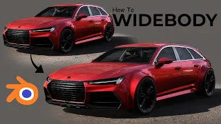 Simple Non-Destructive WIDEBODY | Blender 2.9