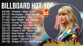 Billboard Hot 100 Songs 2023 ⭐ Harry Styles, Doja Cat, Ariana Grande, Ed Sheeran, Adele, Ava Max