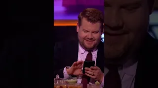 James Corden and Billie Eilish spilling the tea