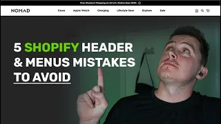 5 Shopify header & menus mistakes to avoid