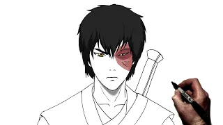 How To Draw Zuko | Step By Step| Avatar The Last Air Bender