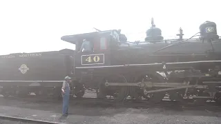 Nevada Northern Railway, July 2016    Locomotive #40