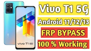Vivo T1 5G Frp Unlock | Vivo T1 5G FRP Bypass Android 13.1.0 | Vivo T1 5G Frp Remove | Vivo T1 Frp