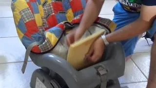 Como montar o cinto de segurança de cadeirinha de bebê para carro